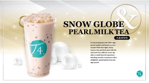 Snow Globe Milk Tea
